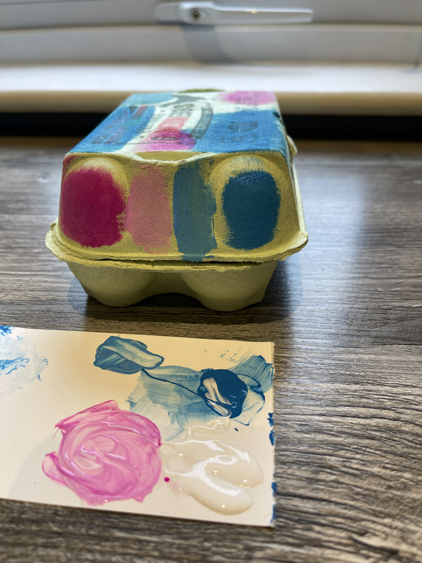 Easter Egg Box Painted Craft